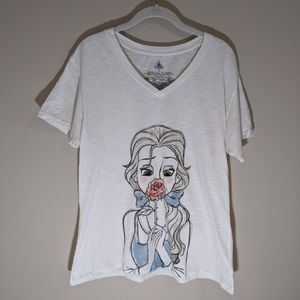Disney t shirt Belle women's XL